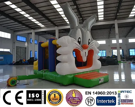 Φουσκωτο Παιδότοπου Επαγγελματικό Bugs Bunny 5,1mX3,8mX4,4m