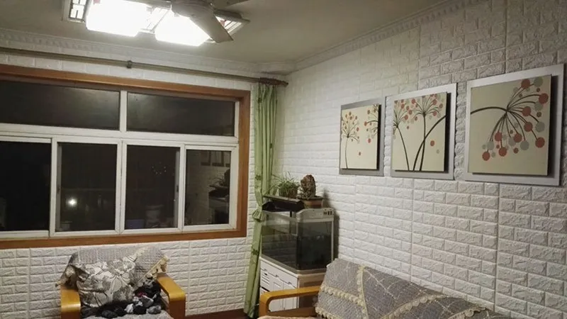 Ταπετσαρια 3D Αδιαβροχη με αναγλυφη υφη Αφρικανικης Πετρας Λευκο