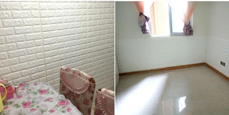 Ταπετσαρια 3D Αδιαβροχη με αναγλυφη υφη Αφρικανικης Πετρας Λευκο