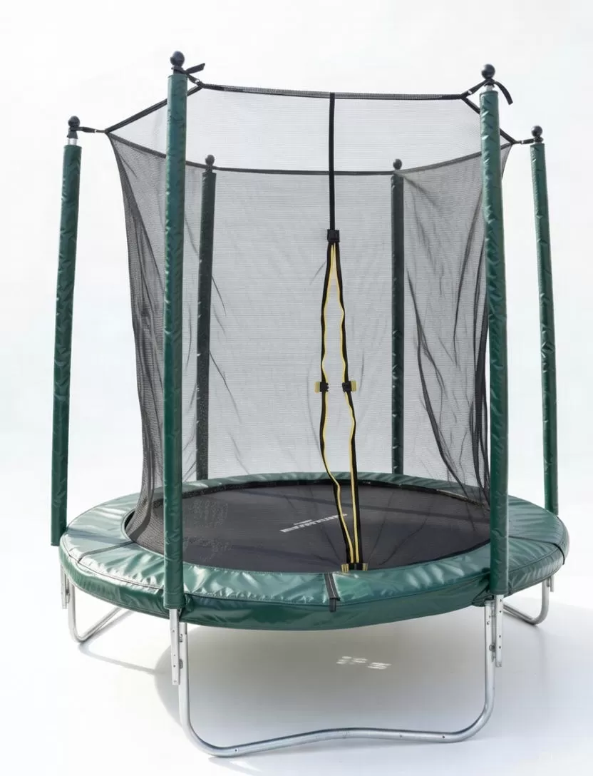 Τραμπολινο 1,83m με διχτυ ασφαλειας,Πρασινο Χρωμα,12231223