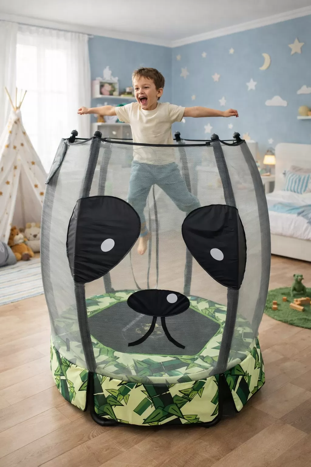 Τραμπολίνο 1,4m με δίχτυ extra αντοχής Panda