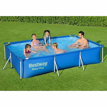 Πισίνα κήπου 300cm X 201cm X 66cm Υψος,Bestway 56404