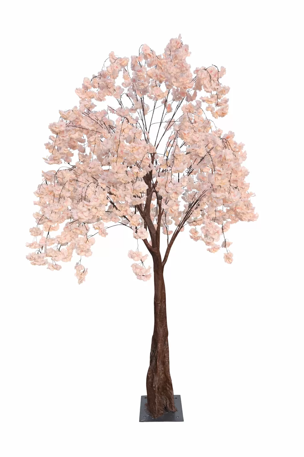 Τεχνητό Δέντρο Κερασιά με κρεμ κρεμαστά άνθη 230 εκ.,Cherry Blossom