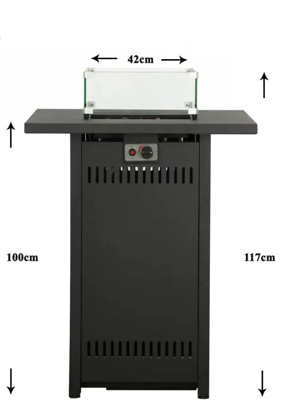 Σόμπα Τζάκι Θερμάστρα  Stand Υγραερίου  15.5kW,50000 BTU,Μανιτάρι