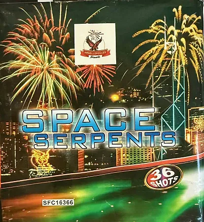 Πυροτέχνημα 36 Εναέριων Βολών Space Serpents