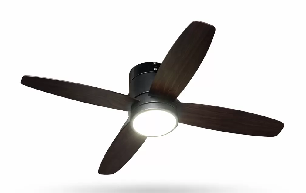Ανεμιστήρας Οροφής Led Life Μαύρος 107cm με Τηλεχειριστήριο 50Watt