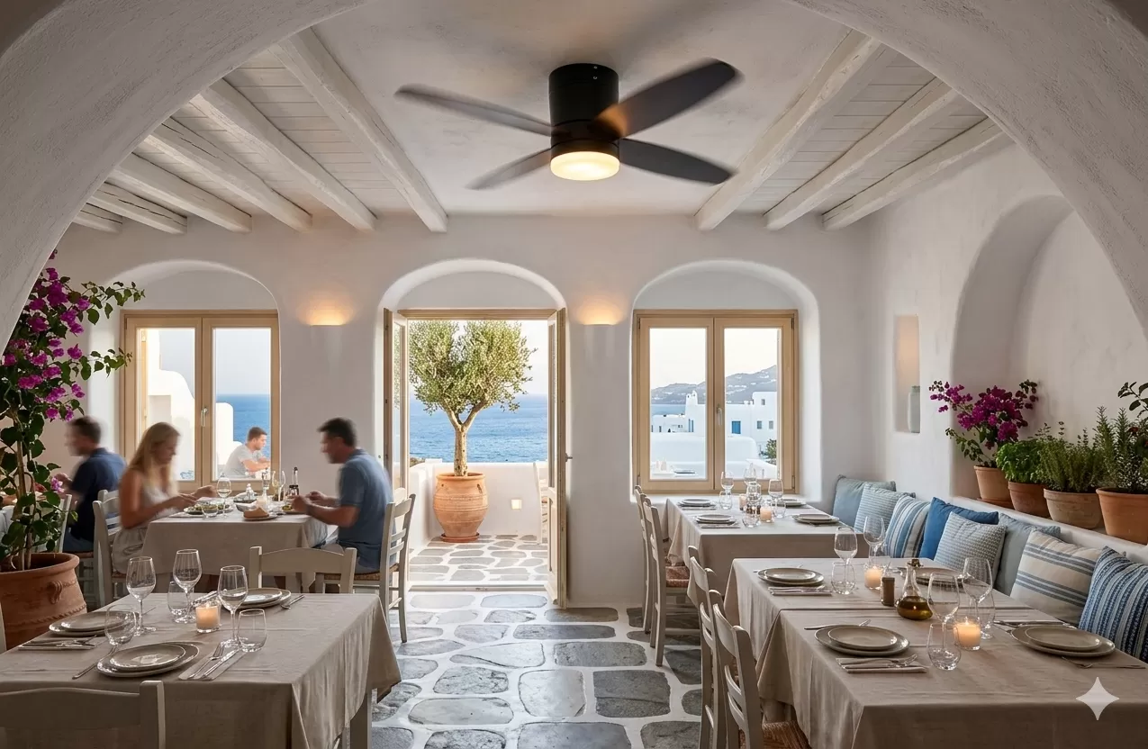 Ανεμιστήρας Οροφής Led Life Μαύρος 107cm με Τηλεχειριστήριο 50Watt