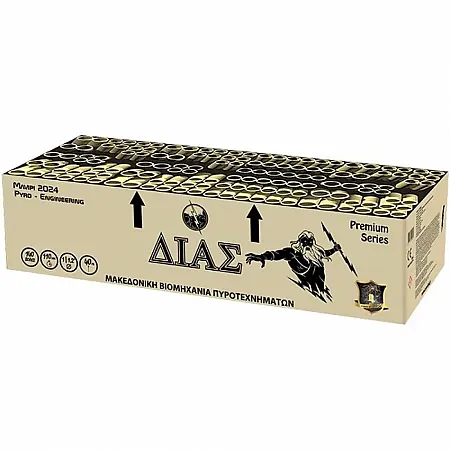 Πυροτέχνημα 140 Εναέριων Βολών Διας  1″ 1.2″