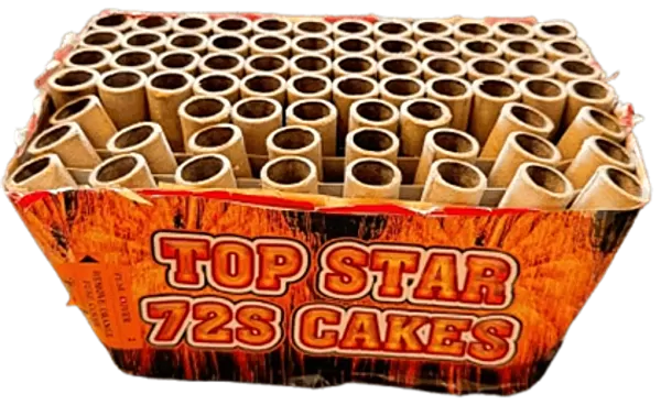 Πυροτεχνήματα Πλάγιων Βολών Top Star 72 βολές,Βεντάλια