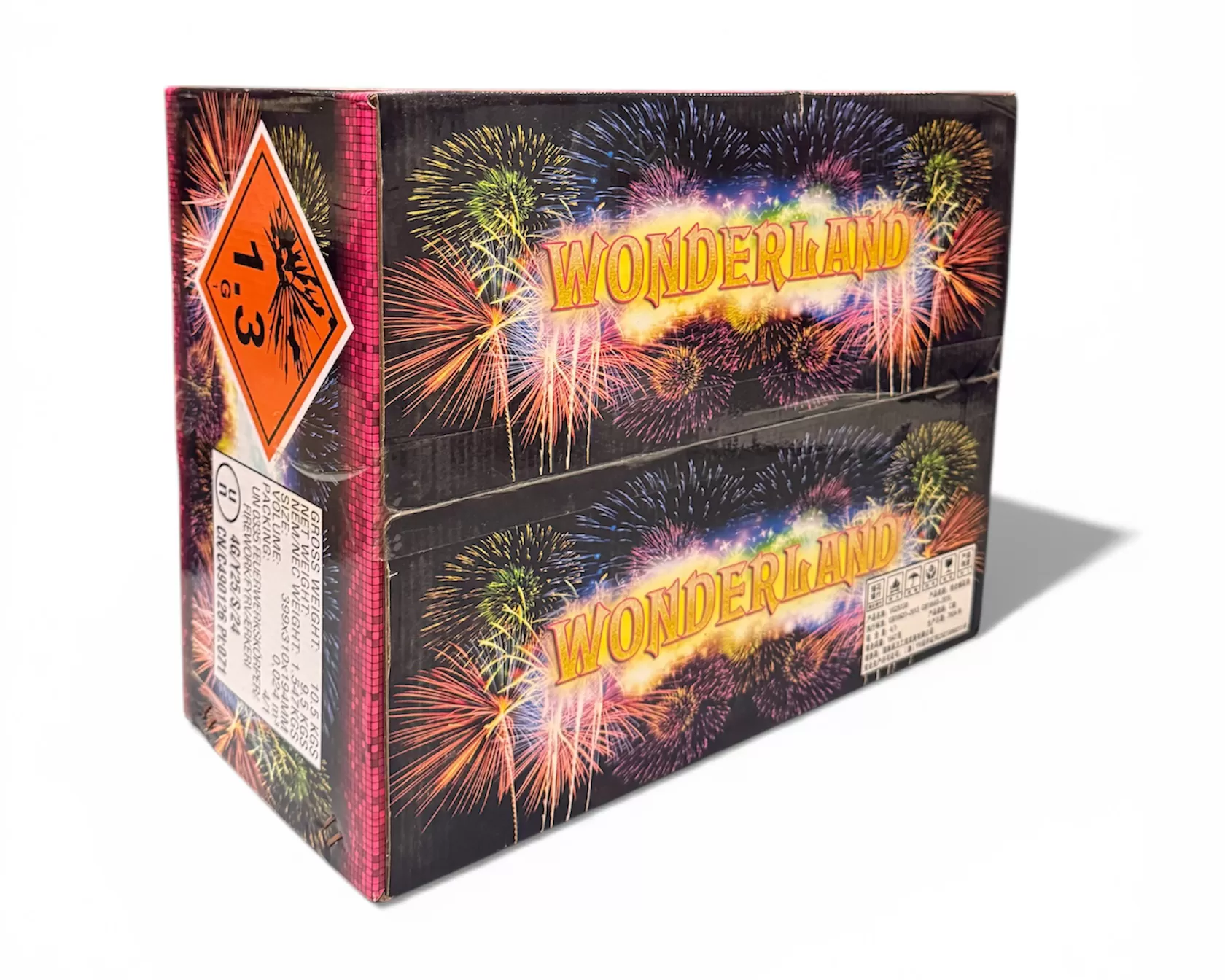 Πυροτεχνήματα  Wonderland 130 βολές  0.8″ - 1''