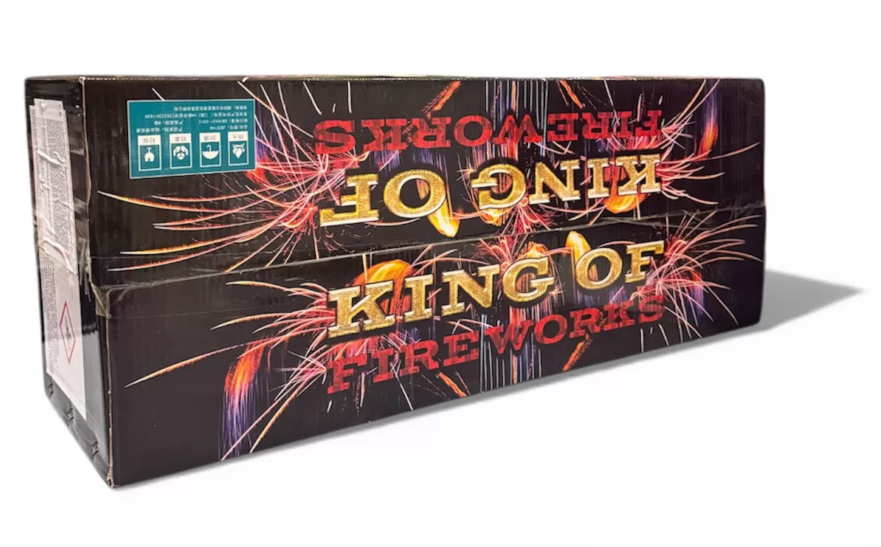 Πυροτεχνήματα  XXXL King 140 βολές 1″ - 1.2'' , Πλάγιες Βολές