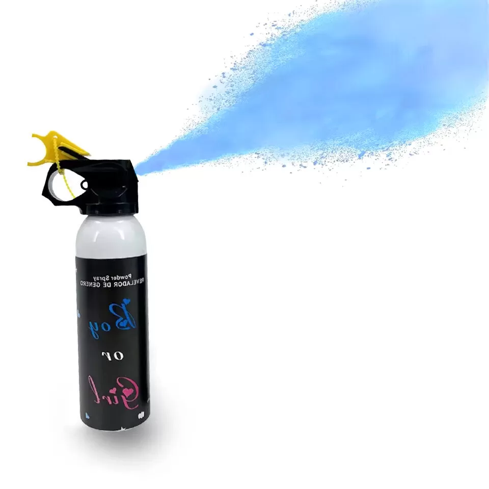 Σπρέι Πούδρας Gender Reveal με Γαλάζιο Πούδρα,4840