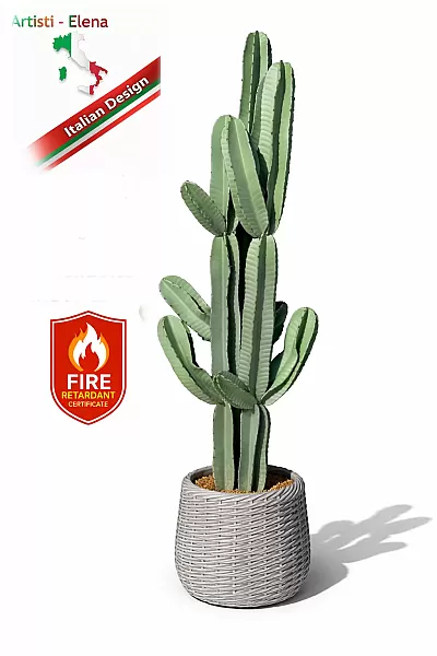 Τεχνητός κάκτος φραγκοσυκιάς 191cm σε μοντέρνα γλάστρα EVA