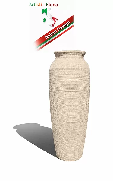 Διακοσμητικό Μεγάλο Πιθάρι 122cm,Βάζο,Γλάστρα   απο Πολυρητίνη Φ36Χ44cm με υφή πέτρας Premium