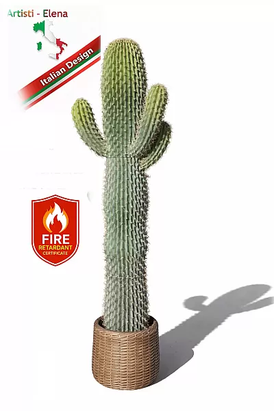 Τεχνητός κάκτος τεράστιος 233cm σε μοντέρνα γλάστρα EVA