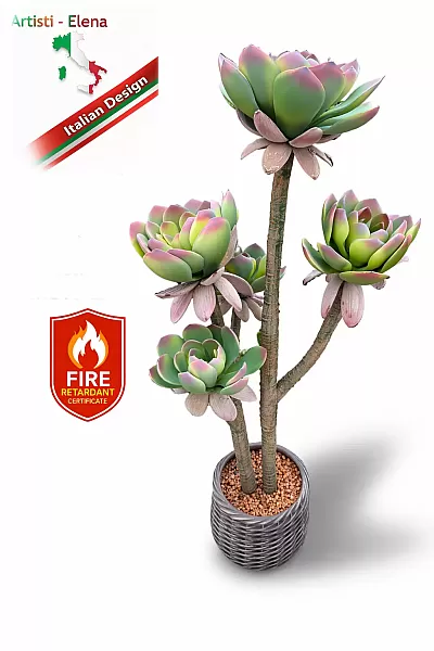 Τεχνητός κάκτος 109cm σε μοντέρνα γλάστρα EVA