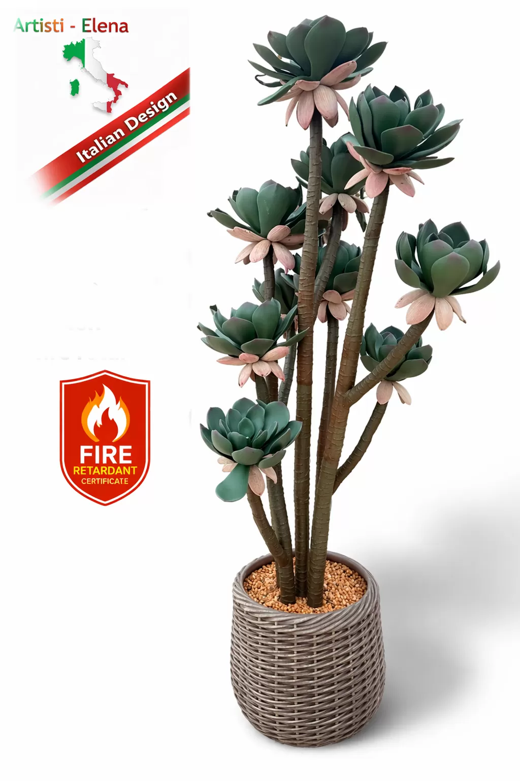 Τεχνητός κάκτος 150cm σε μοντέρνα γλάστρα EVA