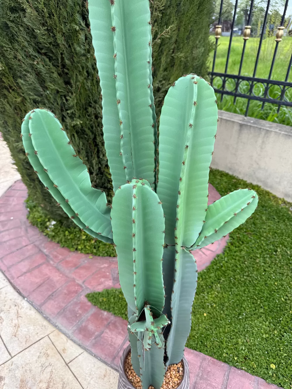 Τεχνητός κάκτος 132cm σε μοντέρνα γλάστρα EVA