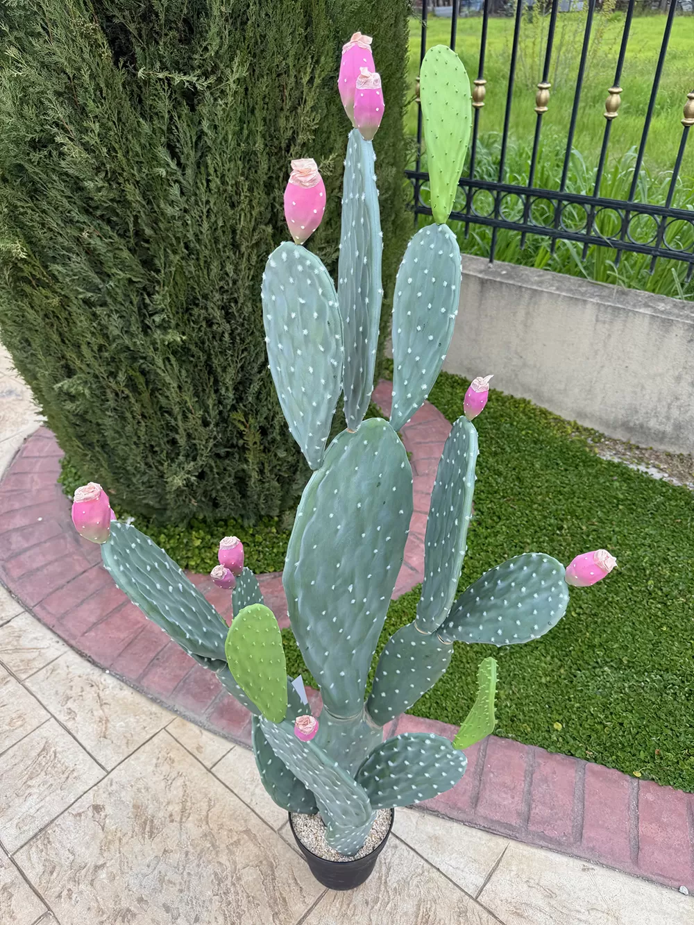 Τεχνητός κάκτος 140cm σε μοντέρνα γλάστρα EVA