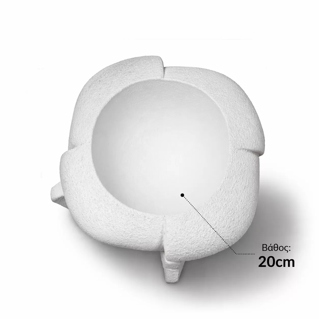 Επιβλητικό Μοντέρνο διακοσμητικό γλυπτό διπλής όψης (Double Face Sculpture) 143cm