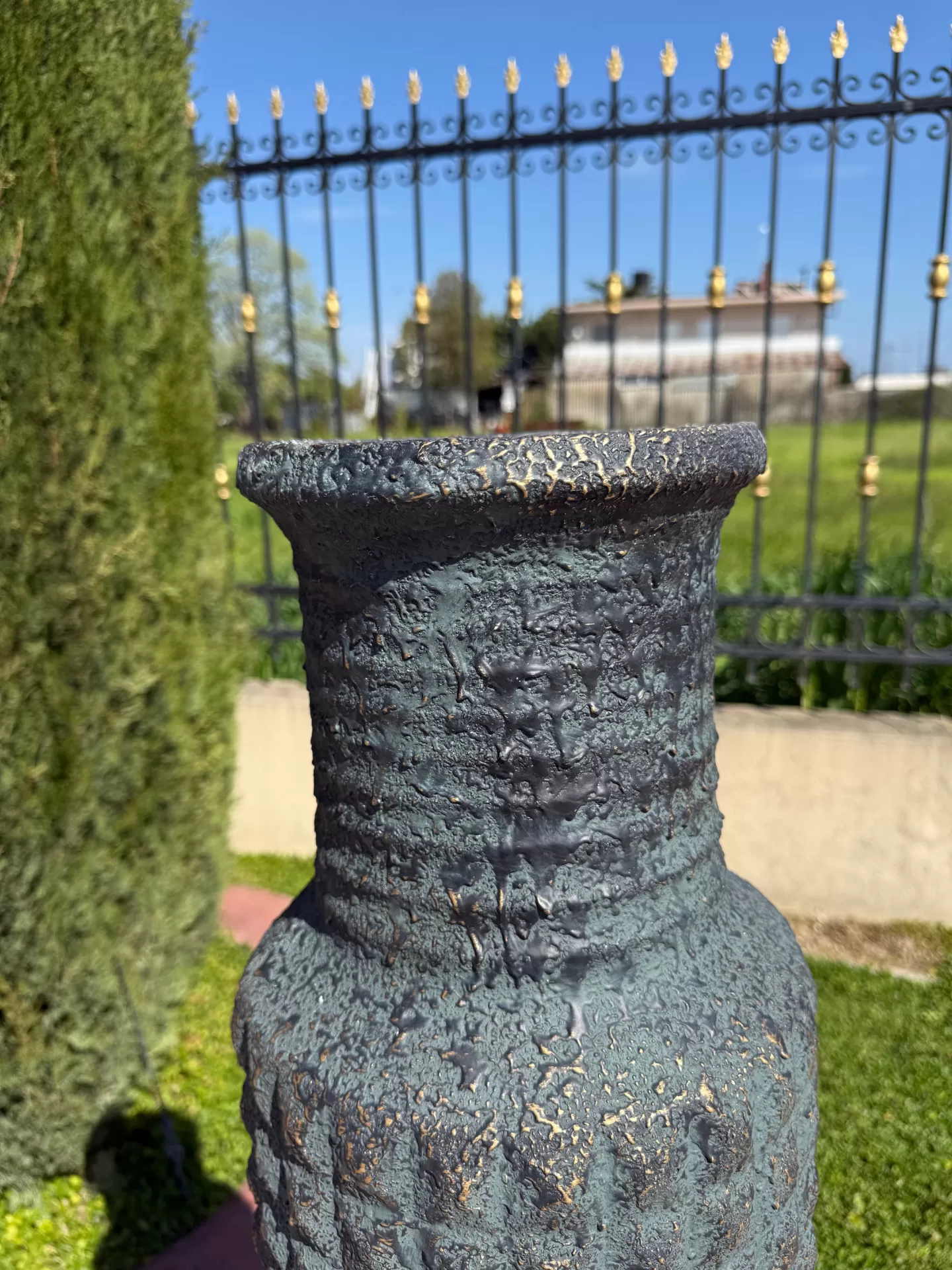 Διακοσμητικό Μεγάλο Βάζο Δαπέδου 128cm,Βάζο,Γλάστρα Πυθαρι Ανάγλυφο απο Πολυρητίνη Φ20Χ30cm Premium