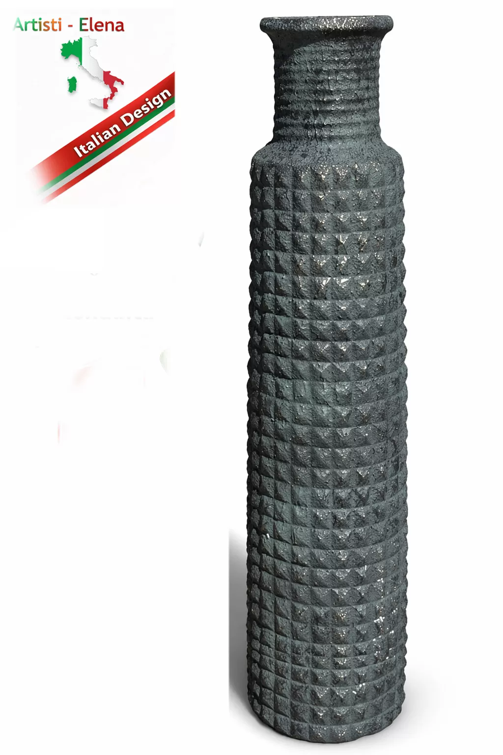 Διακοσμητικό Μεγάλο Βάζο Δαπέδου 128cm,Βάζο,Γλάστρα Πυθαρι Ανάγλυφο απο Πολυρητίνη Φ20Χ30cm Premium