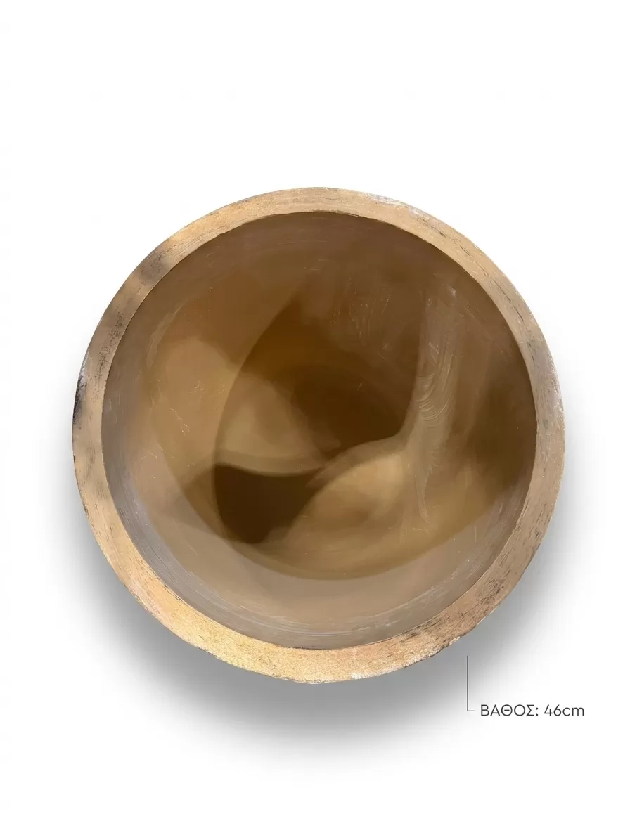 Μεγάλο Διακοσμητικό Πυθάρι Δαπέδου 120cm – Luxury Vase με Ανάγλυφο Design,Ethnic,Tribal