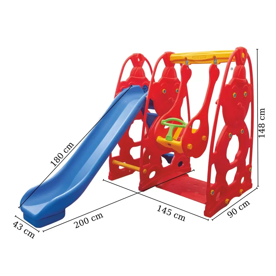 Παιδικό Σετ Παιχνιδιού 3 σε 1 (Κούνια,Τσουληθρα,Μπασκέτα)