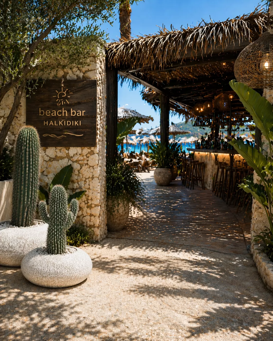 Σετ 2 Μεγάλα Διακοσμητικα Βαζα 80cm γλάστρες,δοχεία απο Πολυρητίνη,Beach Stone Bowl Εξωτερικού Χώρου