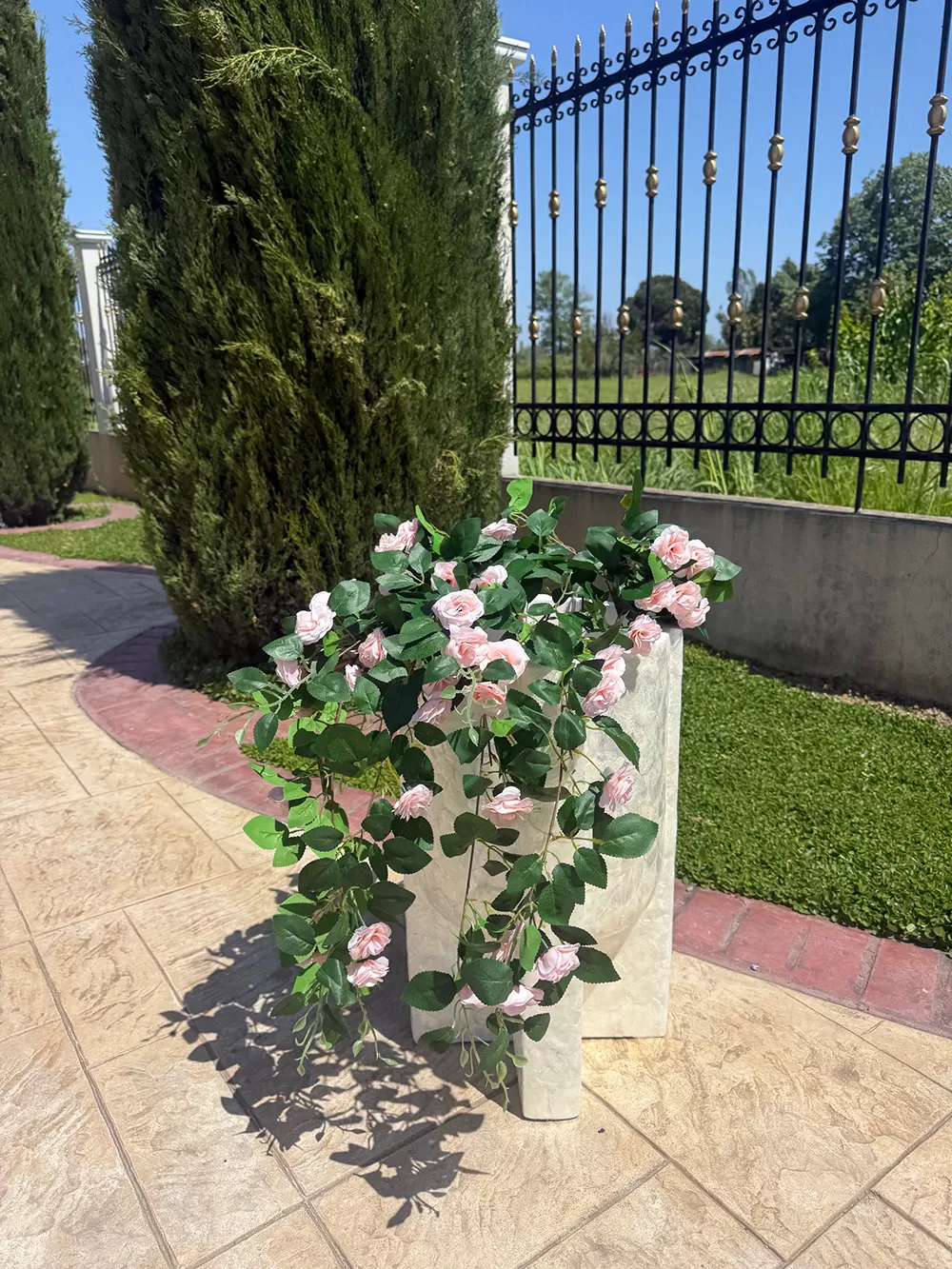 Τεχνητό Κρεμαστό Φυτό Τριανταφυλλιά 120cm