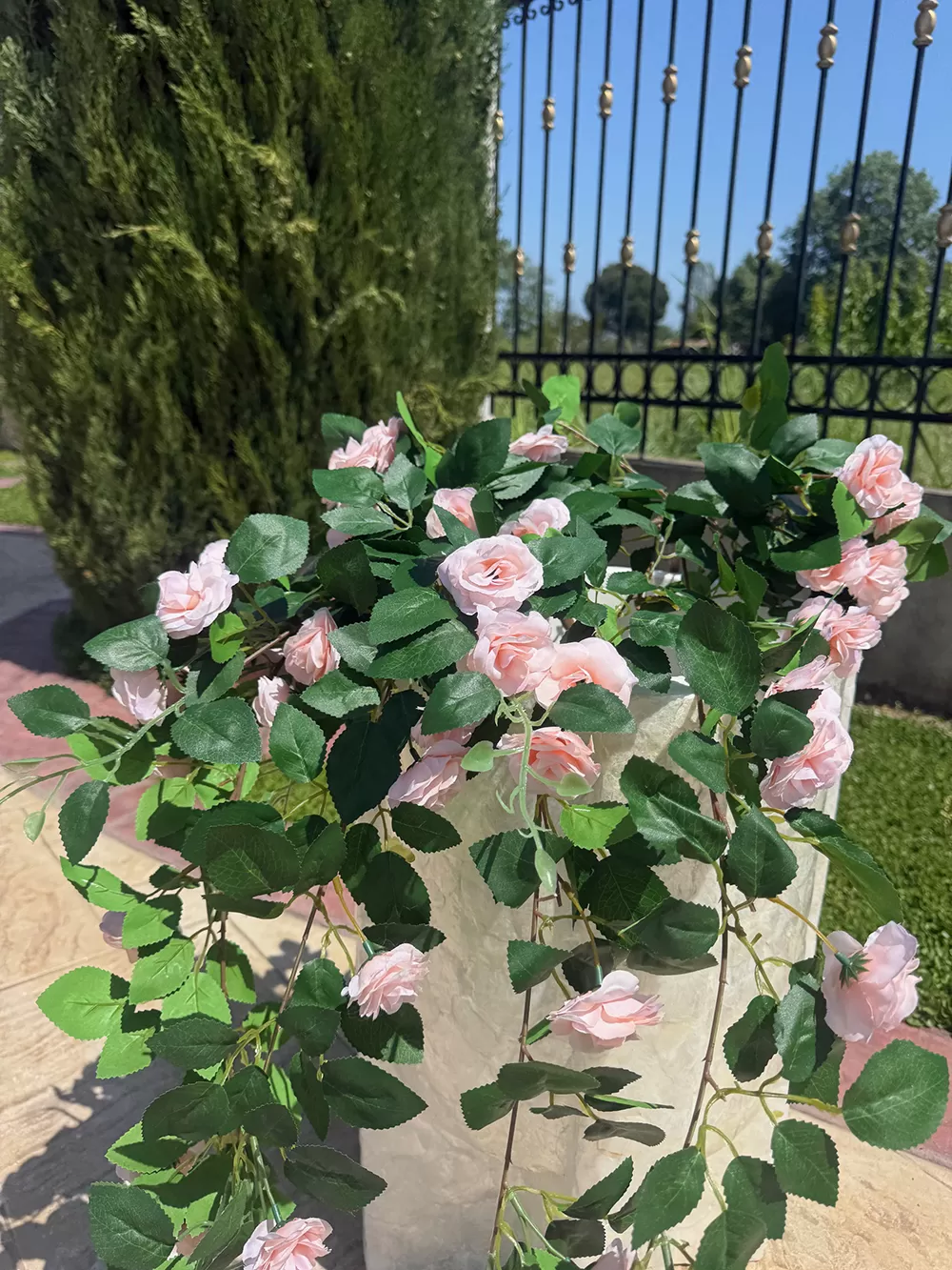 Τεχνητό Κρεμαστό Φυτό Τριανταφυλλιά 120cm