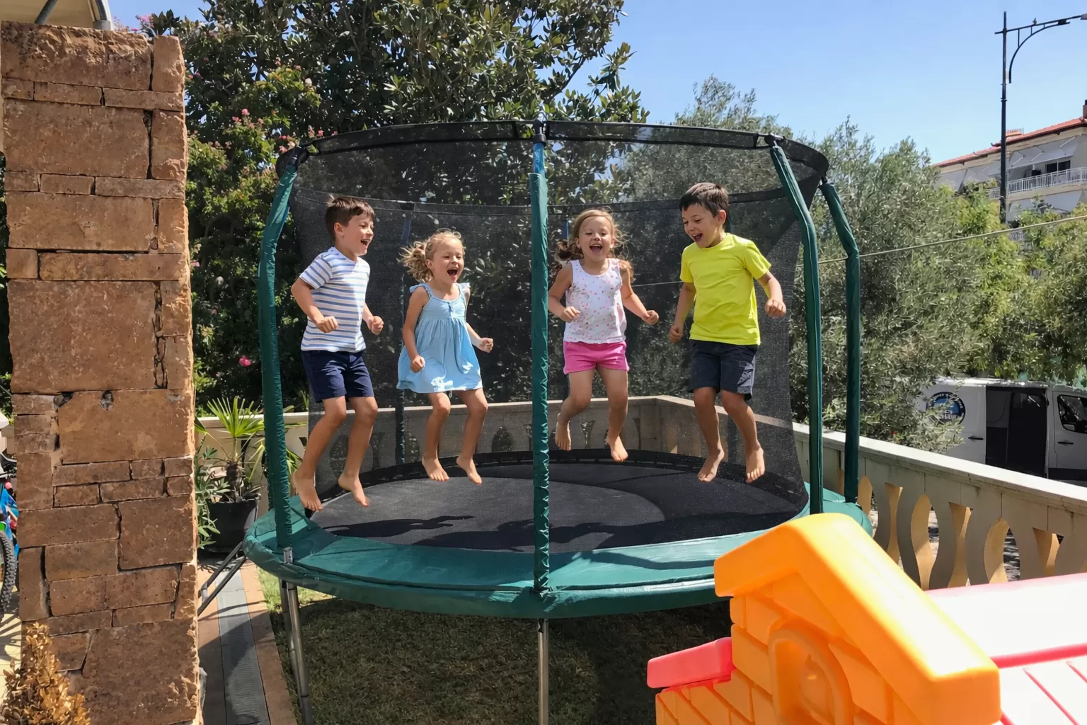 Τραμπολινο 3m με διχτυ ασφαλειας & G3 system