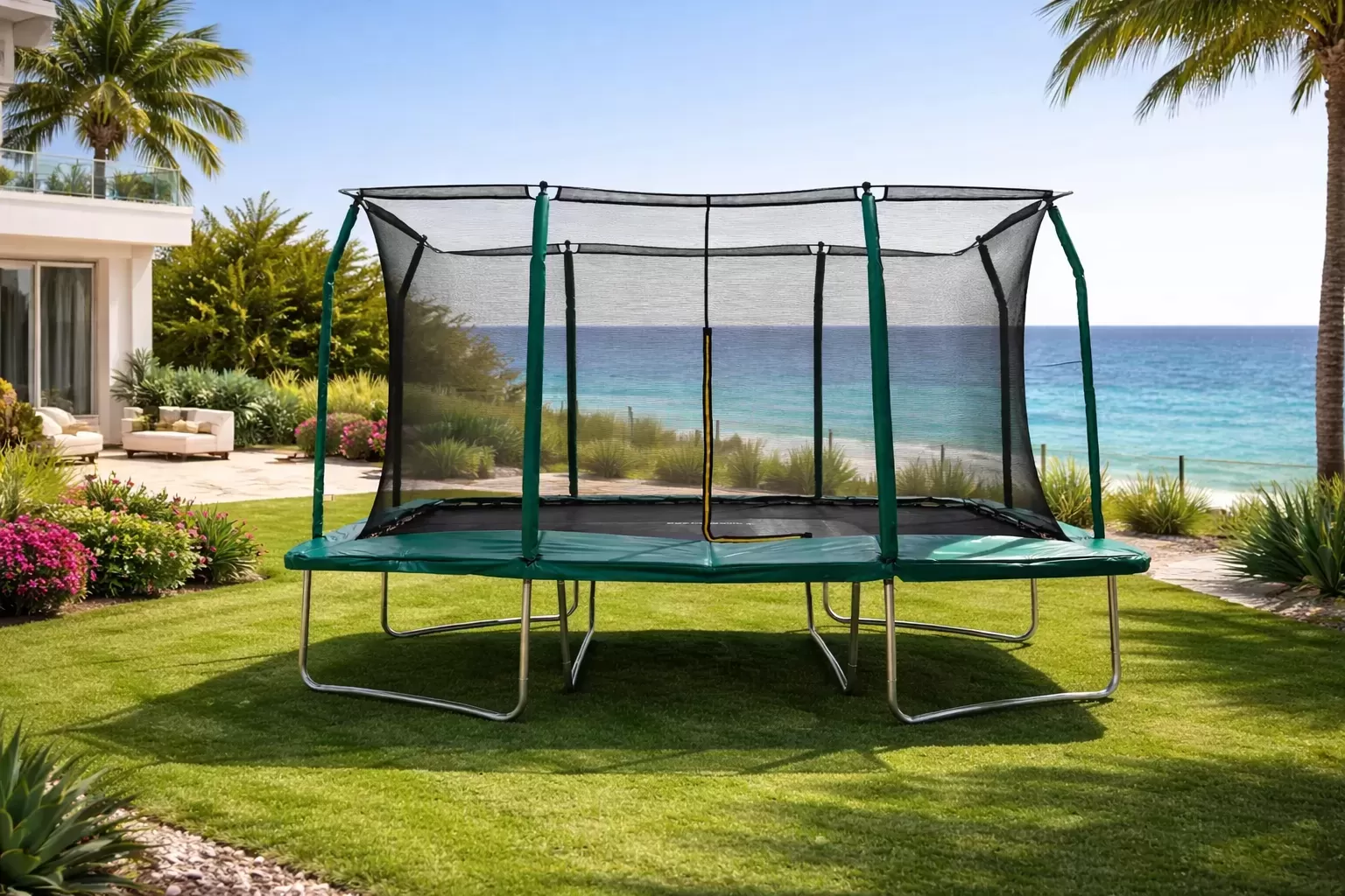 Τραμπολινο Ενοργανης Γυμναστικής  2,14m X 3,97m με Σκαλα