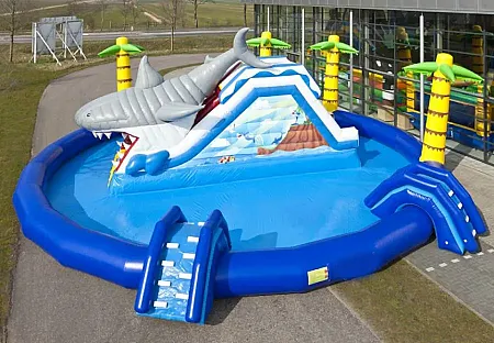 Φουσκωτο Υδατινο,WaterPark Καρχαριας 15mX15m