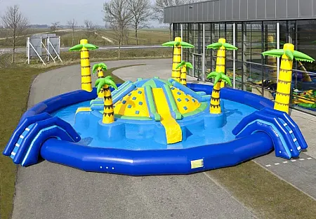 Φουσκωτο Υδατινο,WaterPark Νησι 15mX15m