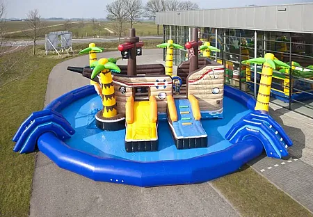 Φουσκωτο Υδατινο,WaterPark Πειρατικο Καραβι 15mX14mΧ6,3m