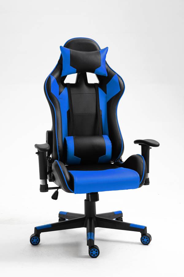 Καρέκλα Gaming Μαυρη,Μπλε Από Συνθετικό Δέρμα με Ηχειο UT-596 Trampolino.gr 16382987