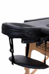 Ξύλινο Κρεβάτι Φυσικοθεραπείας-Μασάζ Βαλιτσα Μαυρο (Δώρο η τσάντα μεταφοράς) Rest Pro Classic 2
