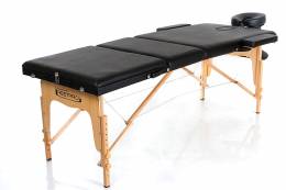 Ξύλινο Κρεβάτι Φυσικοθεραπείας-Μασάζ Βαλιτσα Μαυρο (Δώρο η τσάντα μεταφοράς) Rest Pro Classic 3