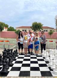 Σκάκι γίγας εξωτερικού χώρου 63cm